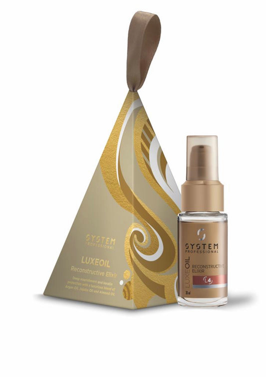 System Professional Luxe Oil Reconstructive Elixir Christmas Bauble 30ml