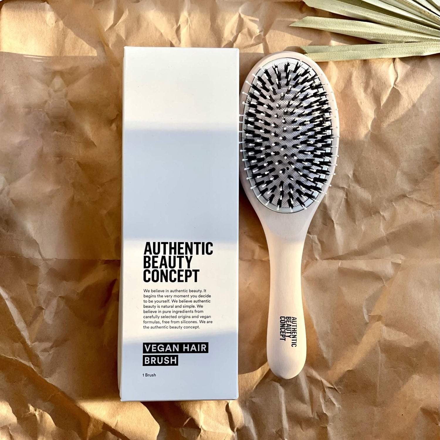 authentic beauty concept vegan hairbrush