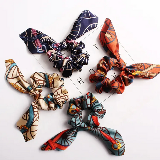 Patterned Bow Scrunchies ~more colours available~